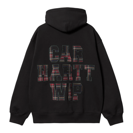 CARHARTT WIP HOODED WILES SWEATSHIRT -  Black