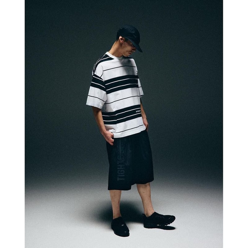 TIGHTBOOTH LABEL LOGO BOARD SHORTS | MAROON