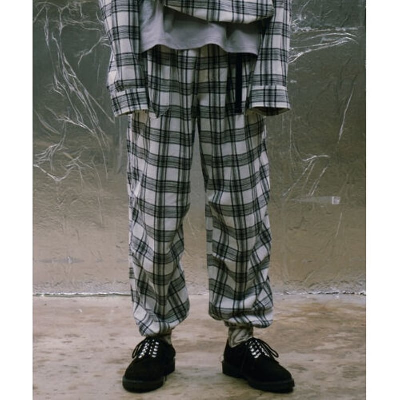 bal WIDE MOUNTAIN PANT(PLAID) | MAROON