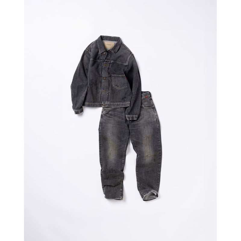 ANACHRONORM REGULAR TAPERED WASHED 5P BLACK DE