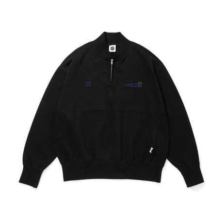 CITY COUNTRY CITY EMBROIDERED LOGO HALF ZIP SWEATSHIRT_UREI
