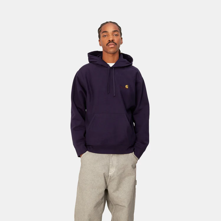 CARHARTT WIP HOODED AMERICAN SCRIPT SWEATSHIRT