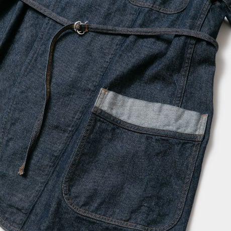 beautiful people left hand twill smoking denim jacket