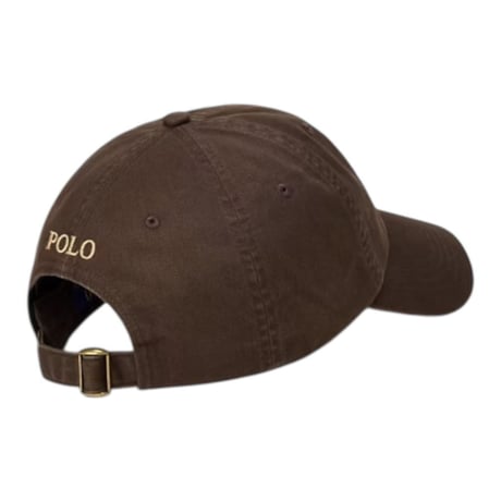 POLO RALPH LAUREN コットン チノ ベースボール キャップ（ナツメグ ブラウン）