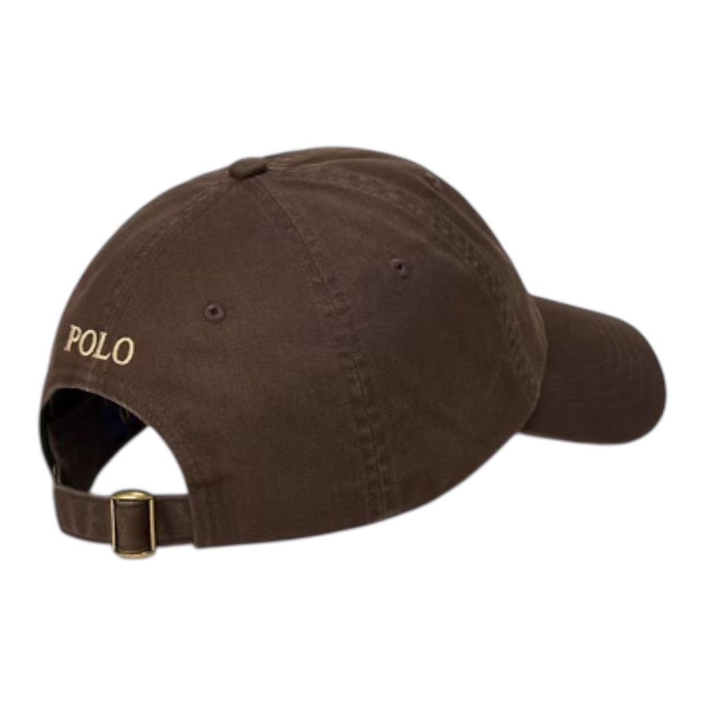 POLO RALPH LAUREN ベースボールキャップ　ブラウン POLO RALPH LAUREN コットン チノ ベースボール キャップ（ナツメグ