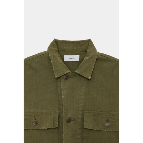 MARKA ORGANIC COTTON HERRINGBONE M-43 JACKET