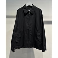 COMME des GARCONS HOMME COTTON WOOL SARGE ZIP JACKET（BLACK）