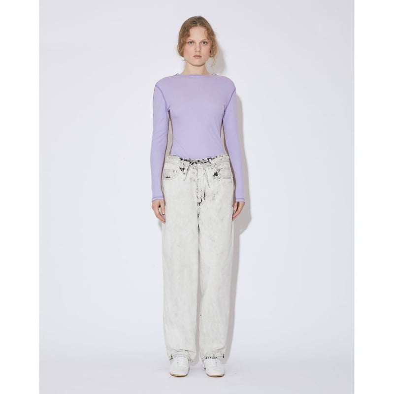 beautiful people left hand twill carved denim p