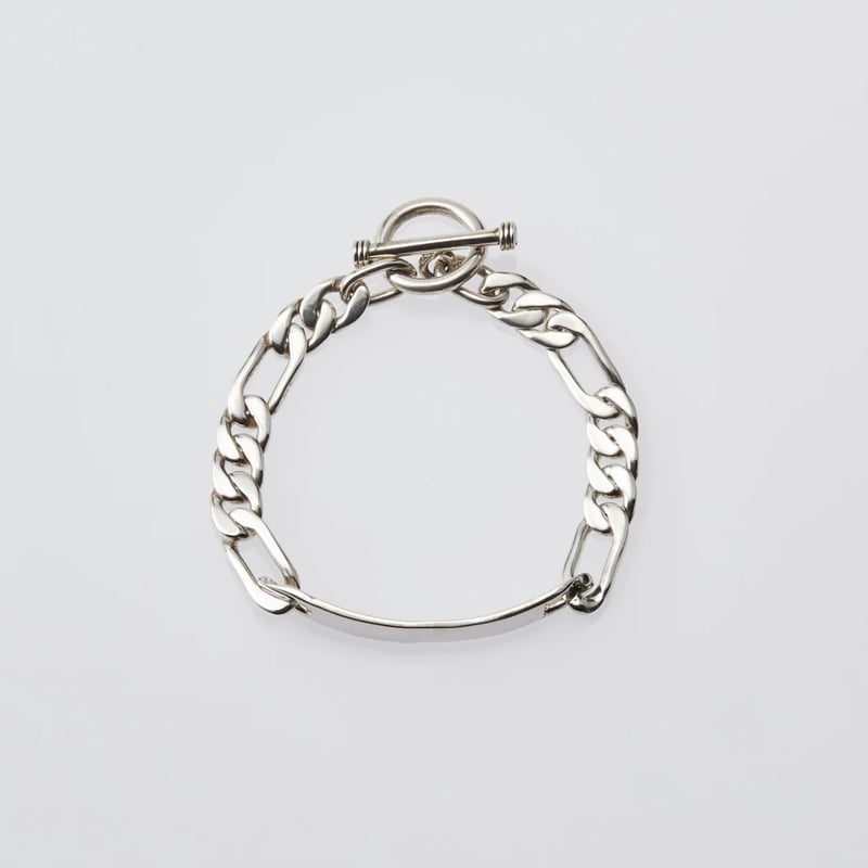 XOLO JEWELRY ID Figaro Link Bracelet 8mm 24K Pa