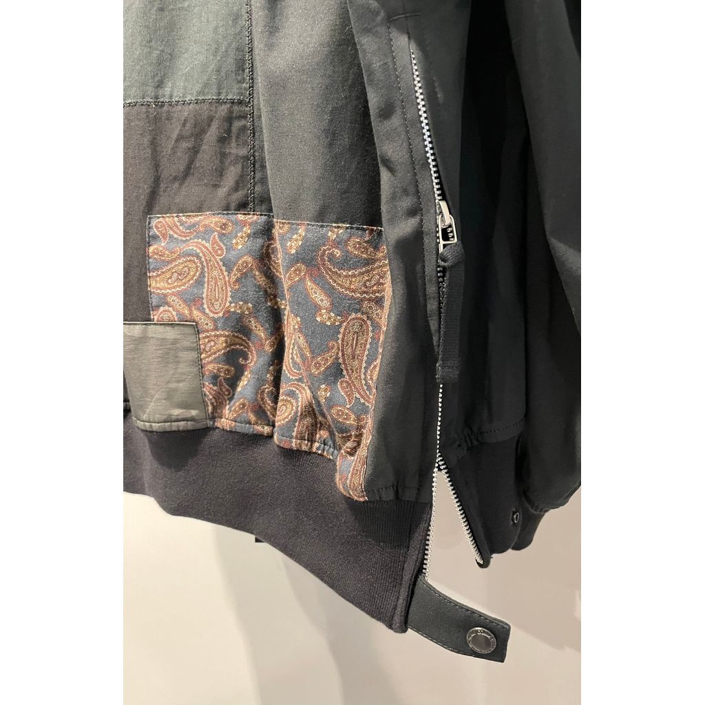 COMME des GARCONS HOMME 多素材パッチワーク ミリタリー