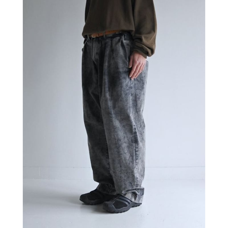 ANACHRONORM ダメージリペアトラウザーデニム 34 ANACHRONORM ダメージ