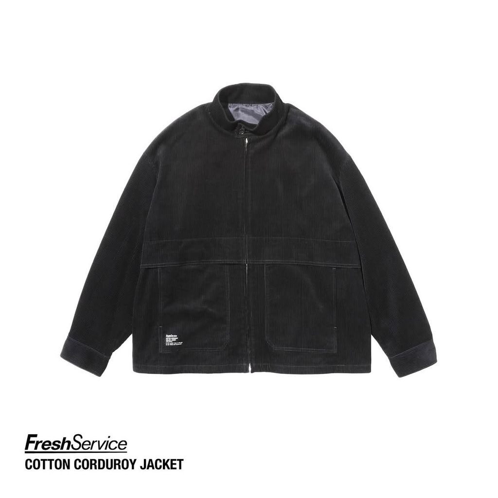 ジャケット・アウター FreshService CORDUROY JACKET FreshService / フレッシュサービス | DRY CORDUROY JACKET - Black