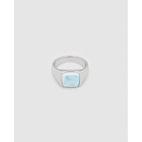 TOM WOOD Kay Ring Ice Blue