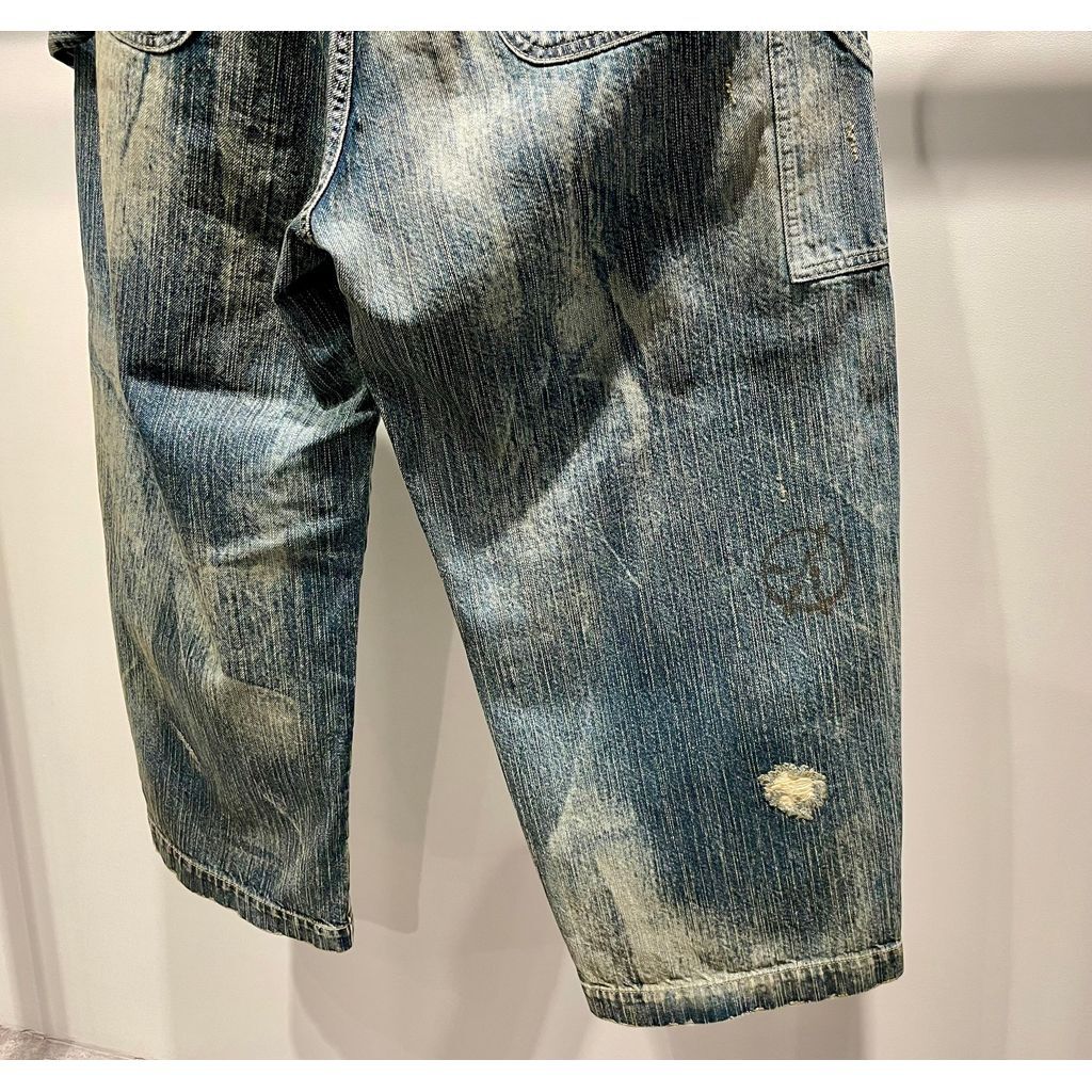 PORTER CLASSIC STEINBECK DENIM PAINTER PANTS VI