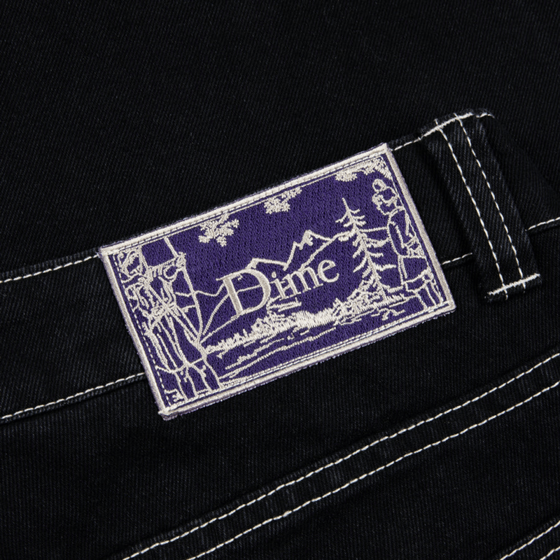 Dime CLASSIC BAGGY DENIM PANTS | MAROON