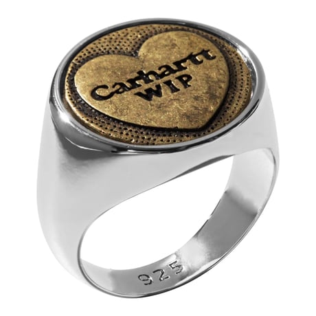 CARHARTT WIP HEART RING - Silver