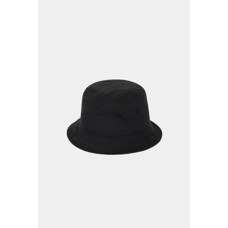MARKAWARE マーカウェア 24ss ヘンプ バケットハット Black MARKAWARE - HEMP SHIRTING BUCKET HAT / ヘンプ バケットハット