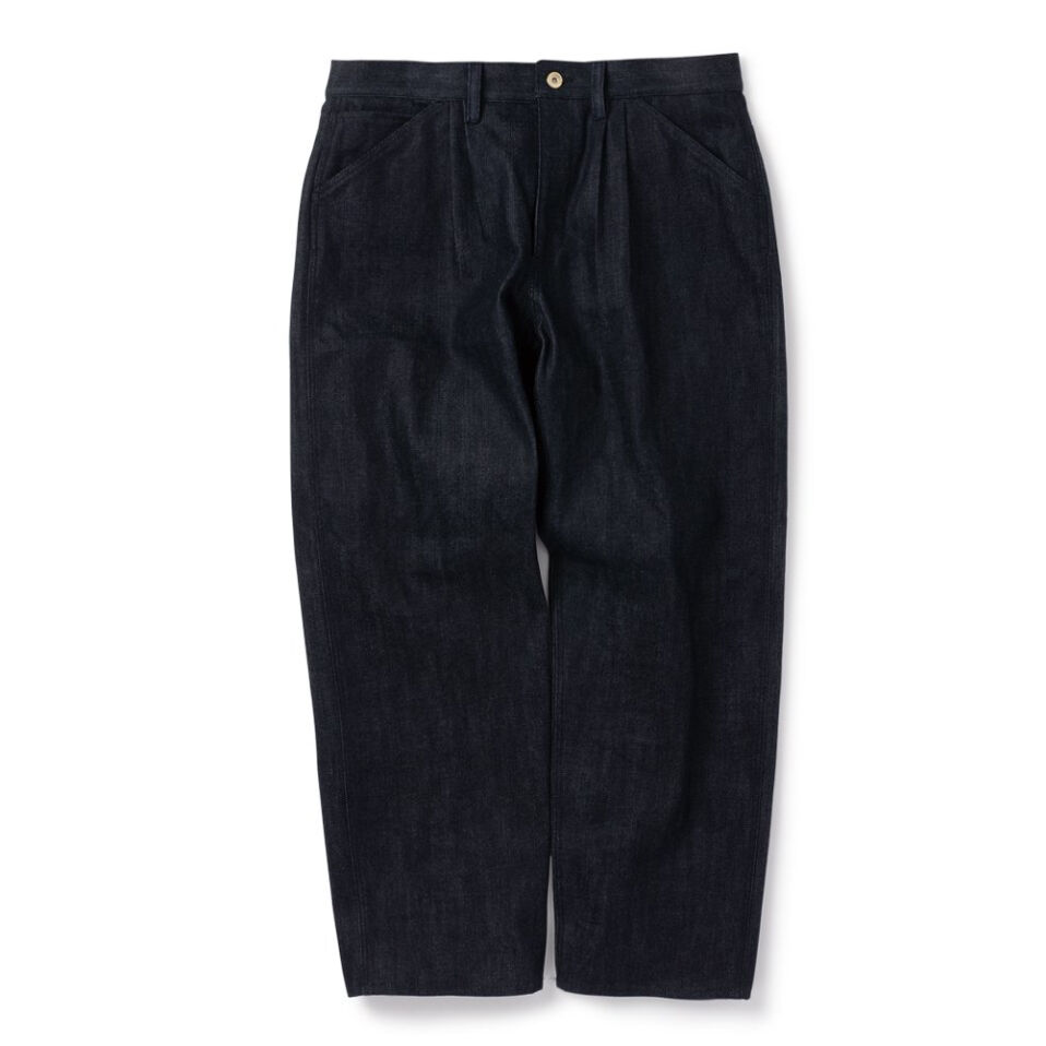 SON OF THE CHEESE Wide Denim Pants | MAROON