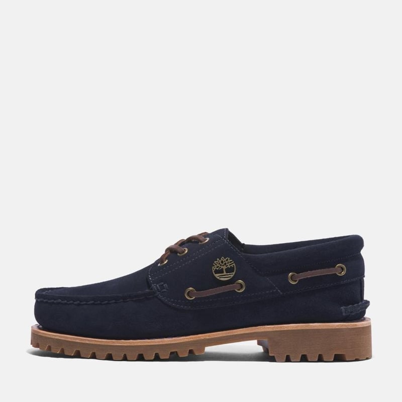 Timberland Authentic 3 Eye Classic Blue Suede |