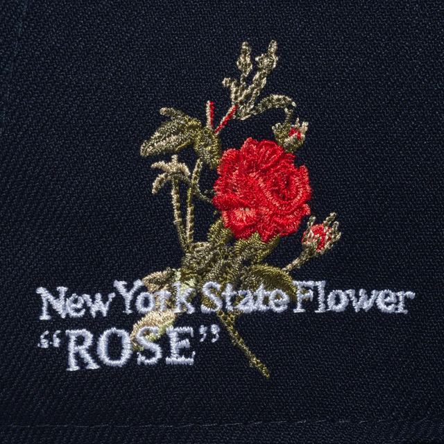 レア/廃番【ニューエラ】アシンメトリー ローズ キャップ 薔薇 バラ 紺×赤 fit=scale-down,w=1200