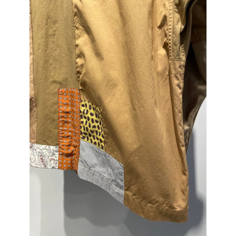 COMME des GARCONS HOMME 多素材MIX パッチワーク ジャケット | M