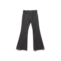 SUGARHILL MODERN DENIM TROUSERS FLARED CUT
