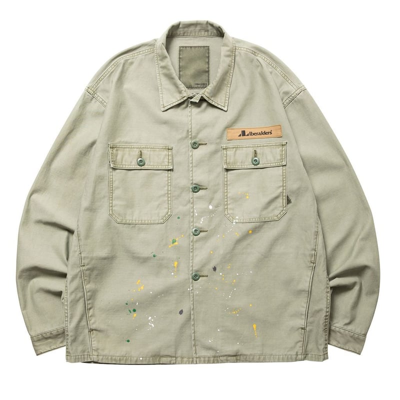 Liberaiders PAINT SPLATTER BDU SHIRT | MAROON