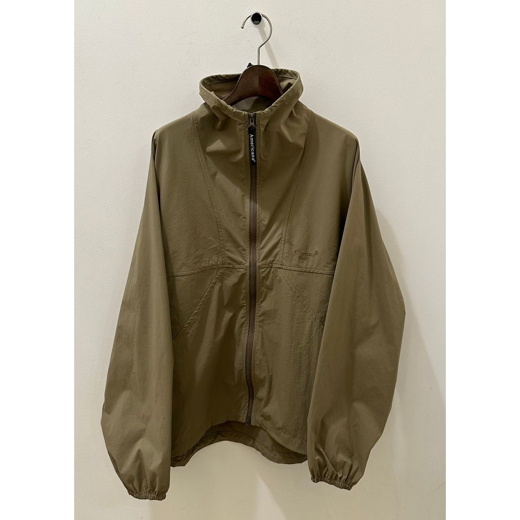 Americana アメリカーナ ナイロンジャケット ブラウン 日本製 薄手 AMERICANA/アメリカーナ】 Nylon Jacket（ナイロンジャケット