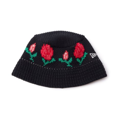 NEW ERA ニットバケット ローズ ブラック 14667667