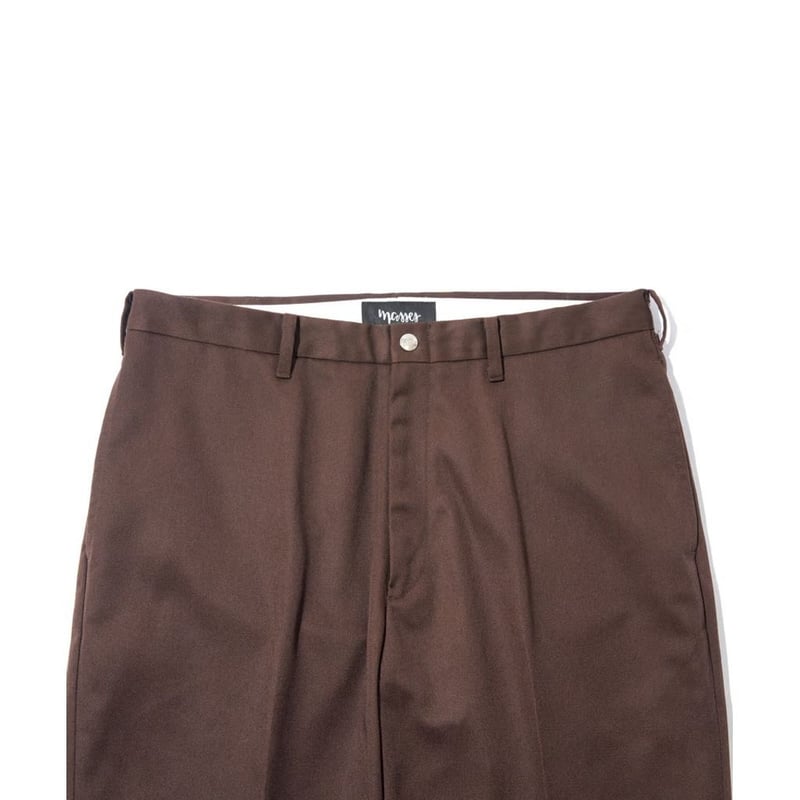 MASSES TC-HOPSACK PANTS | MAROON