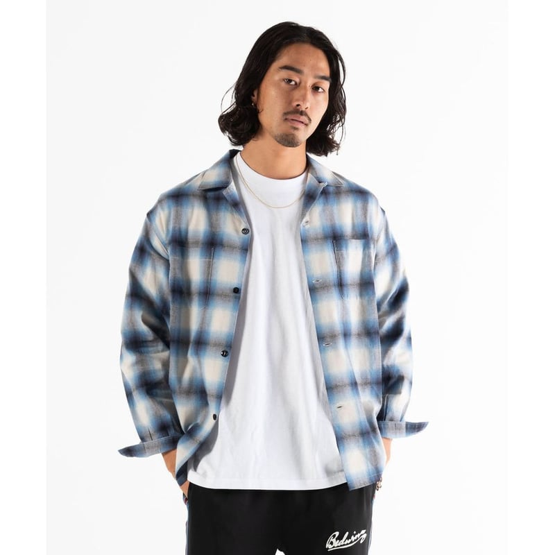 BEDWIN & THE HEARTBREAKERS オンブレ チェック シャツ BEDWIN & THE HEARTBREAKERS FIVE BROTHER Ex. L/S
