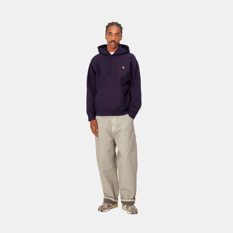 CARHARTT WIP HOODED AMERICAN SCRIPT SWEATSHIRT 