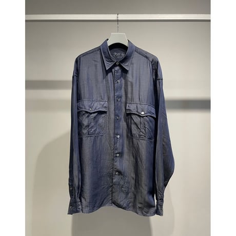 PORTER CLASSIC ROLL UP SOFT CUPRO SHIRT
