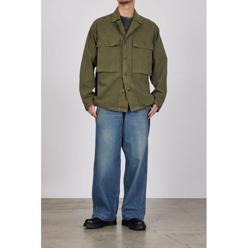 marka ORGANIC COTTON HERRINGBONE M-43 JACKET |  