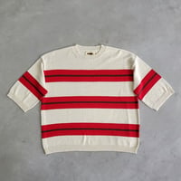 VOO BORDER SUMMER KNIT NATURAL