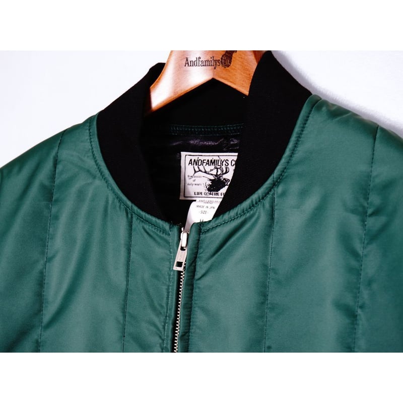 ANDFAMILYS QUILTING WORK JACKET | MAROON