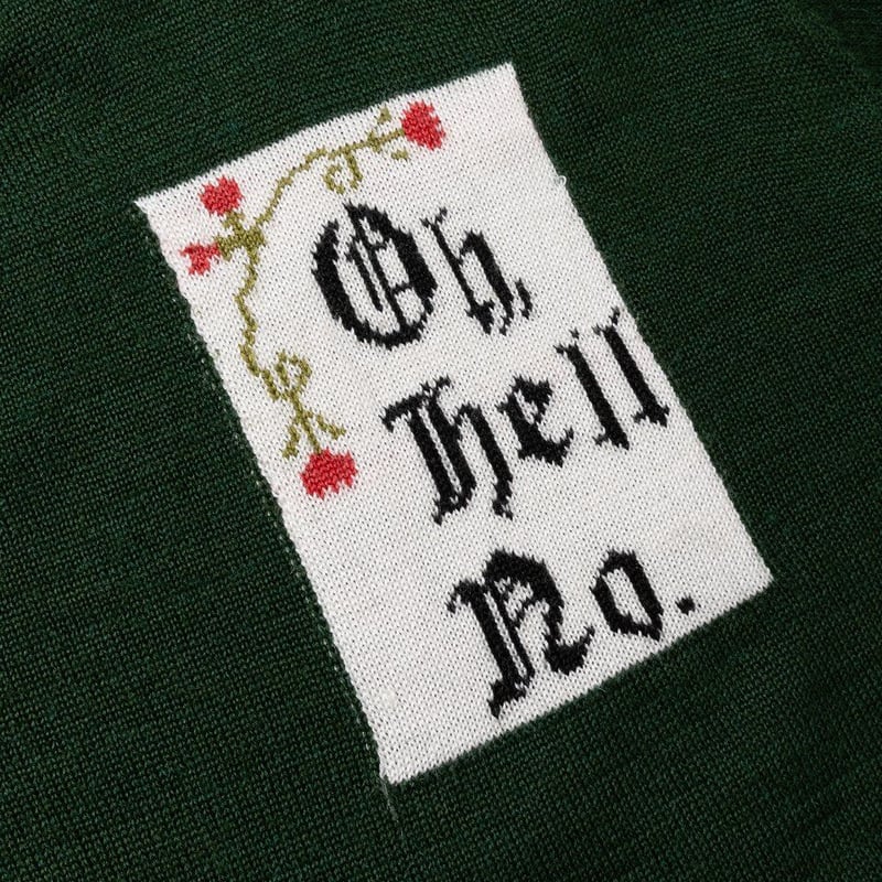 SON OF THE CHEESE “Oh Hell No” V Neck Knit | MA...
