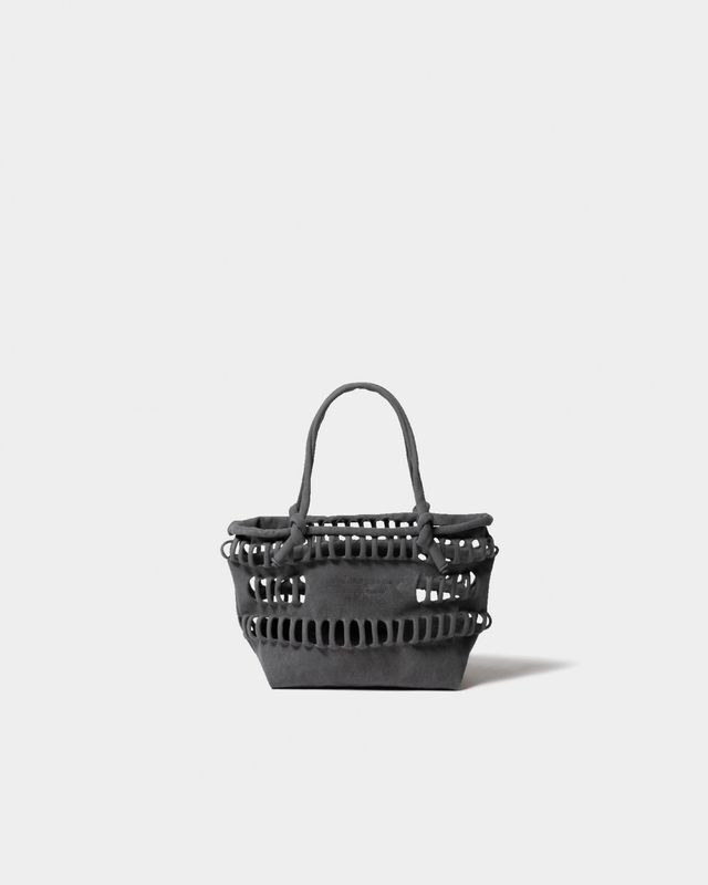 beautiful people konbu knit shopping busket bag beautiful people konbu knit shopping busket bag