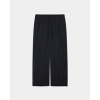 marka Wool seersucker / Wide Cylinder Fit Easy Pants