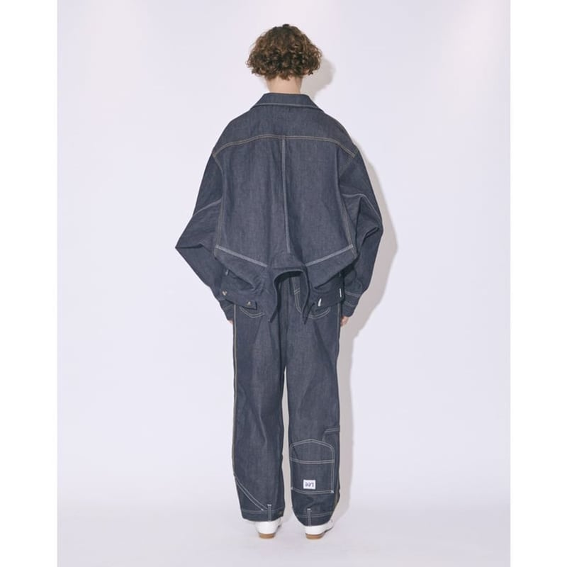 【beautiful people × Lee】デニムライダースブルゾン 36 beautiful people Lee double-end denim riders/wo