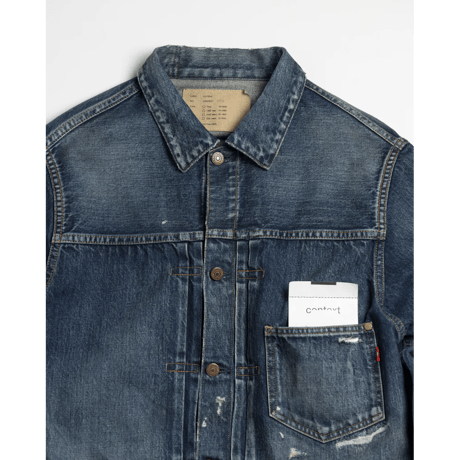ANACHRONORM CONTEXT-005 FRONT TUCK DENIM JACKET(26 REMAKE)