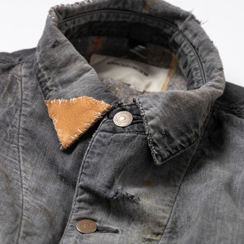 anachronorm REMAKE BLANKET DENIM COVERALL SHIRT...