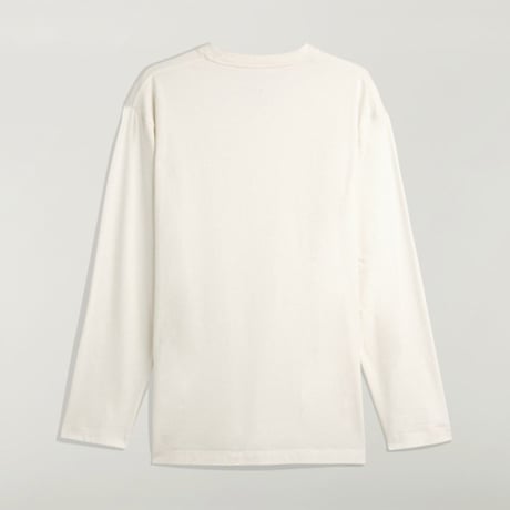 Y-3 Y-3 LOGO LONG SLEEVE TEE（CHALK WHITE）