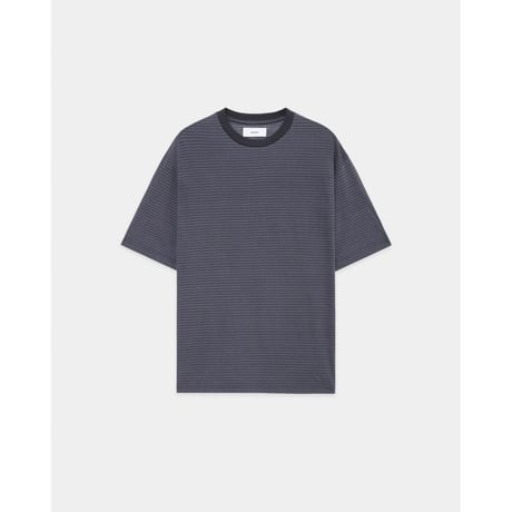 marka Organic Cotton High Twist Knit Border / Crew Neck Tee