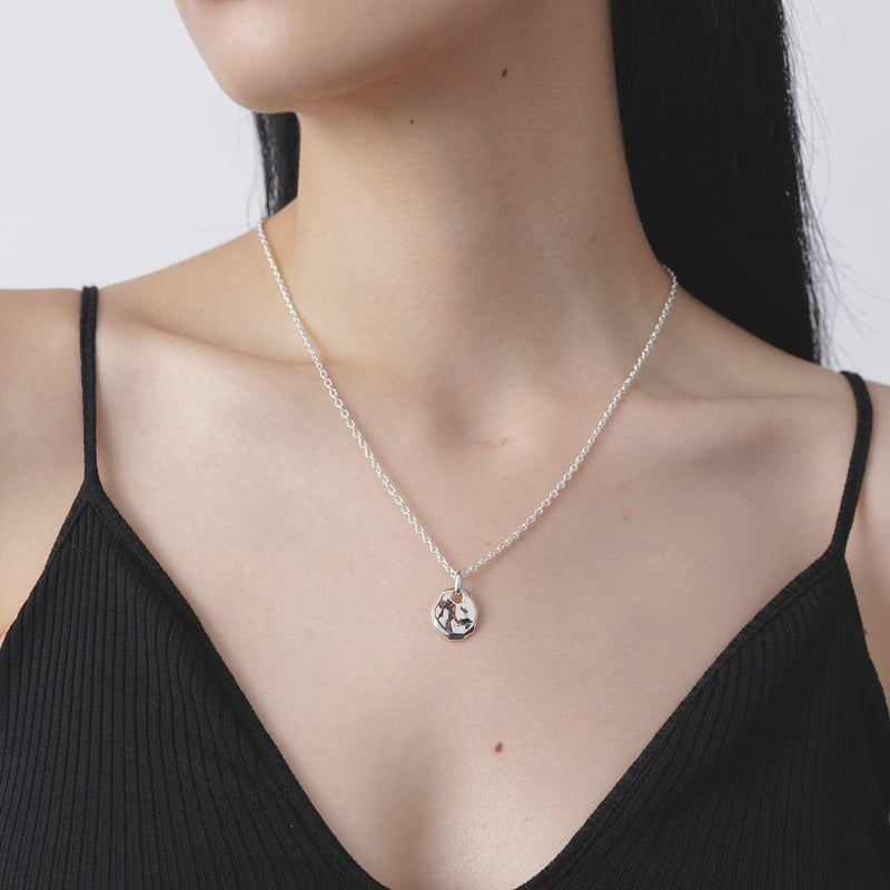 GARNI Crockery Pendant - S | MAROON