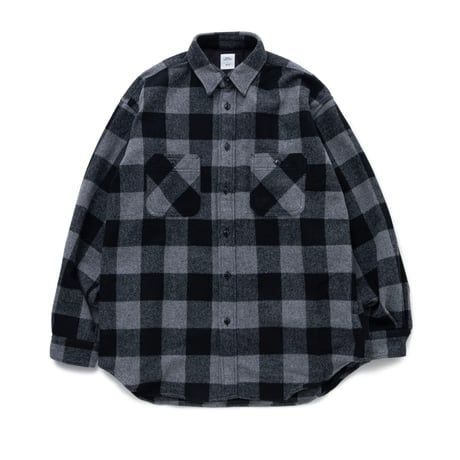 BEDWIN & THE HEARTBREAKERS L/S BUFFLAO CHECK BIG SHIRT "BILLY"