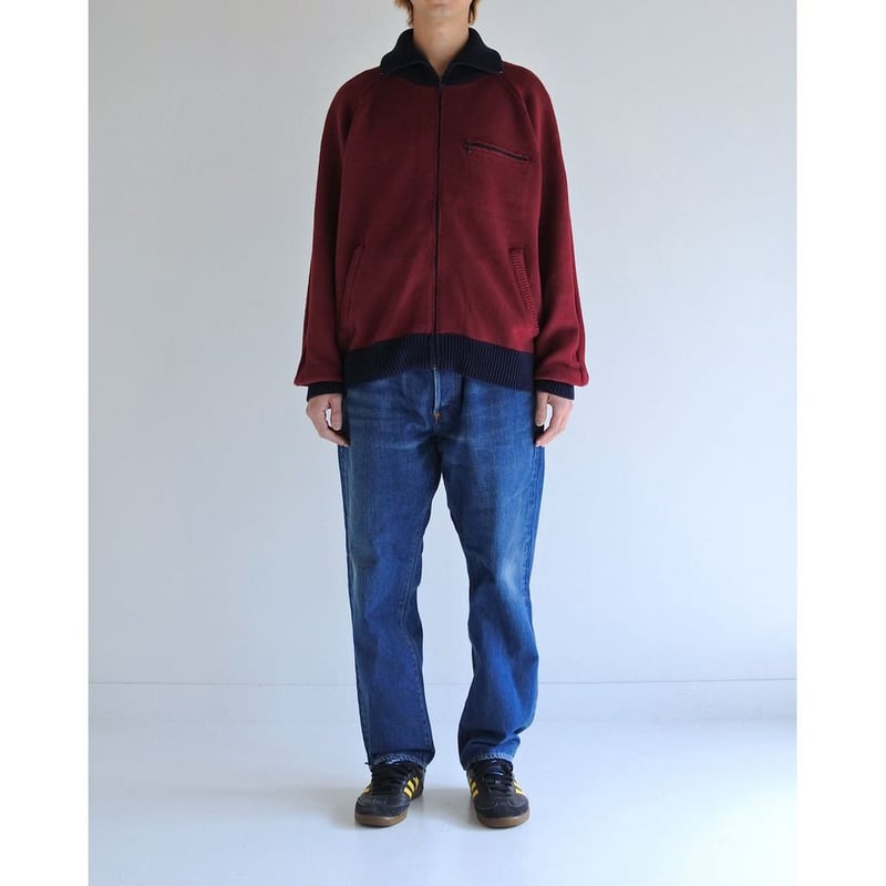 ANACHRONORM BICOLOR DRIVERS KNIT | MAROON