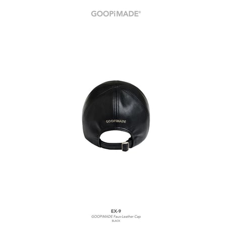 GOOPiMADE EX-9 GOOPiMADE Faux-Leather Cap