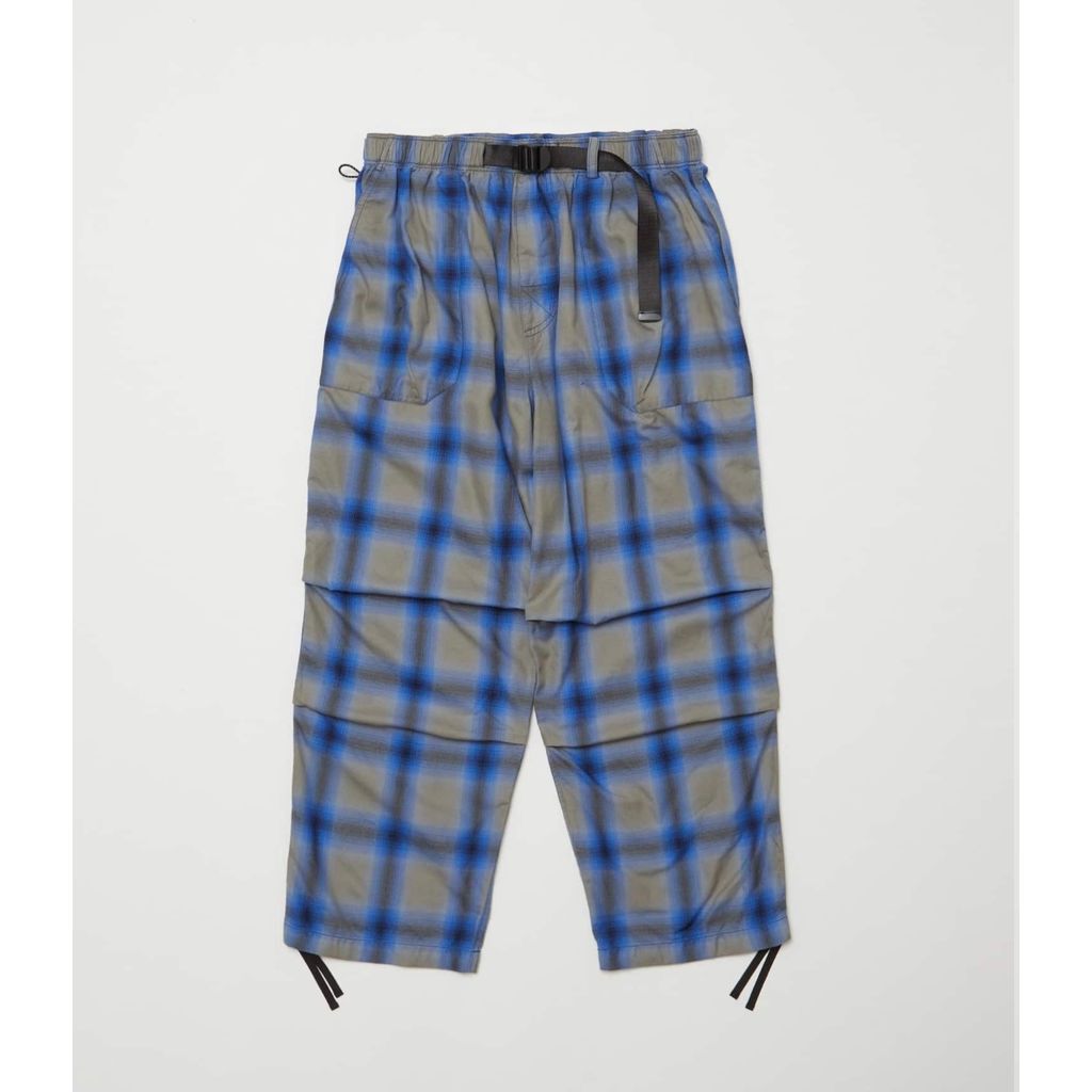 bal PLAID WIDE MOUNTAIN PANT | MAROON