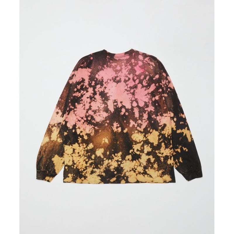 トップス BAL LOGO TIE DYE LS TEE BAL LOGO TIE DYE LS TEE by YUKIDYE | MAROON